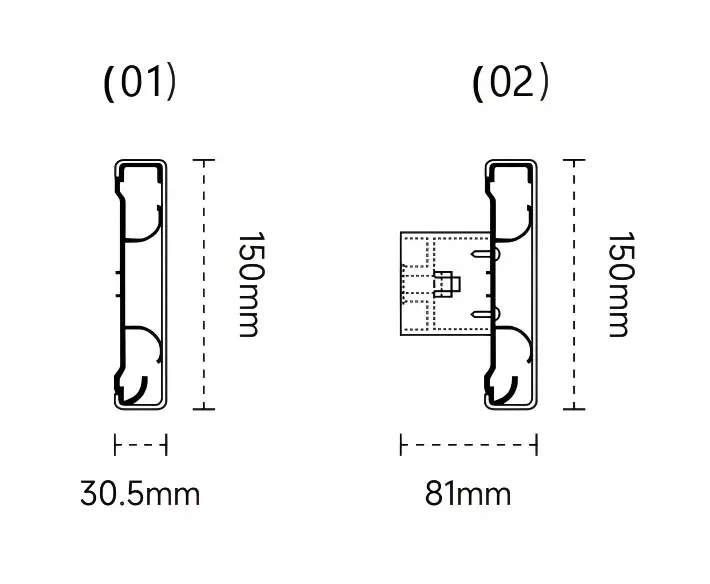Antibacterial Kick Plates:ZF-WB150 Series