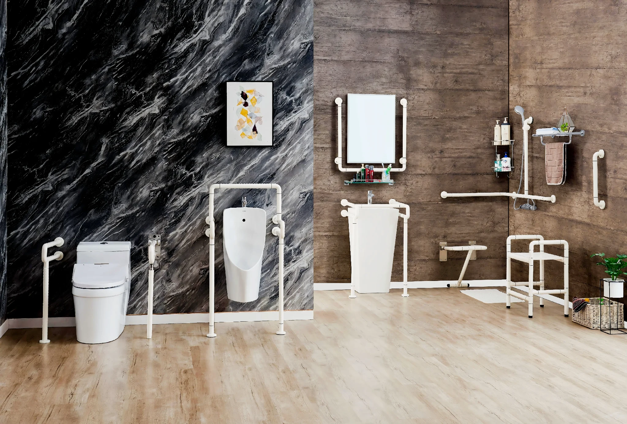 Basin Grab Bar:ZF-X1861