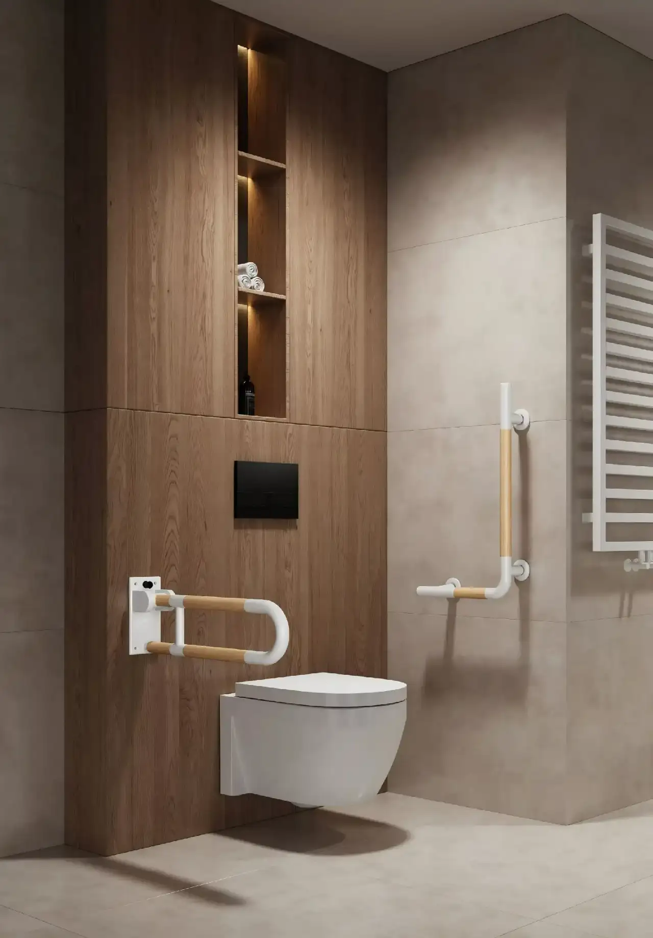 L-Shaped Grab Bar:ZF-L1820