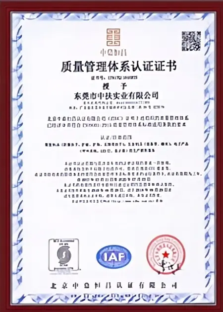 ISO 14001:2015 Proof Data